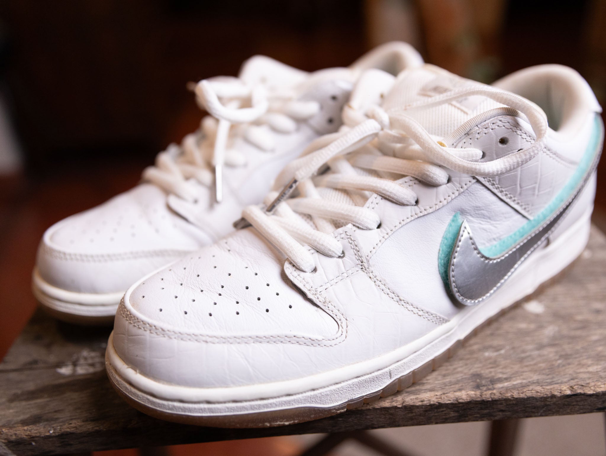 Nike SB Dunk Low x Diamond Supply Co. White Diamond (UK 10) – The