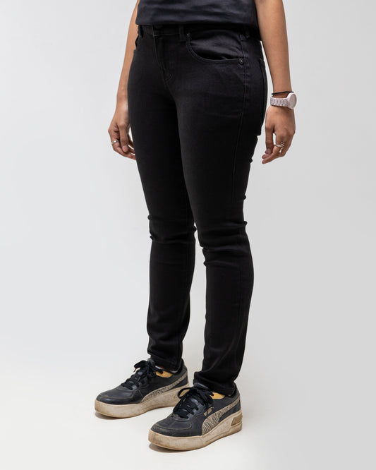 True Religion Rocco Skinny Black Jeans