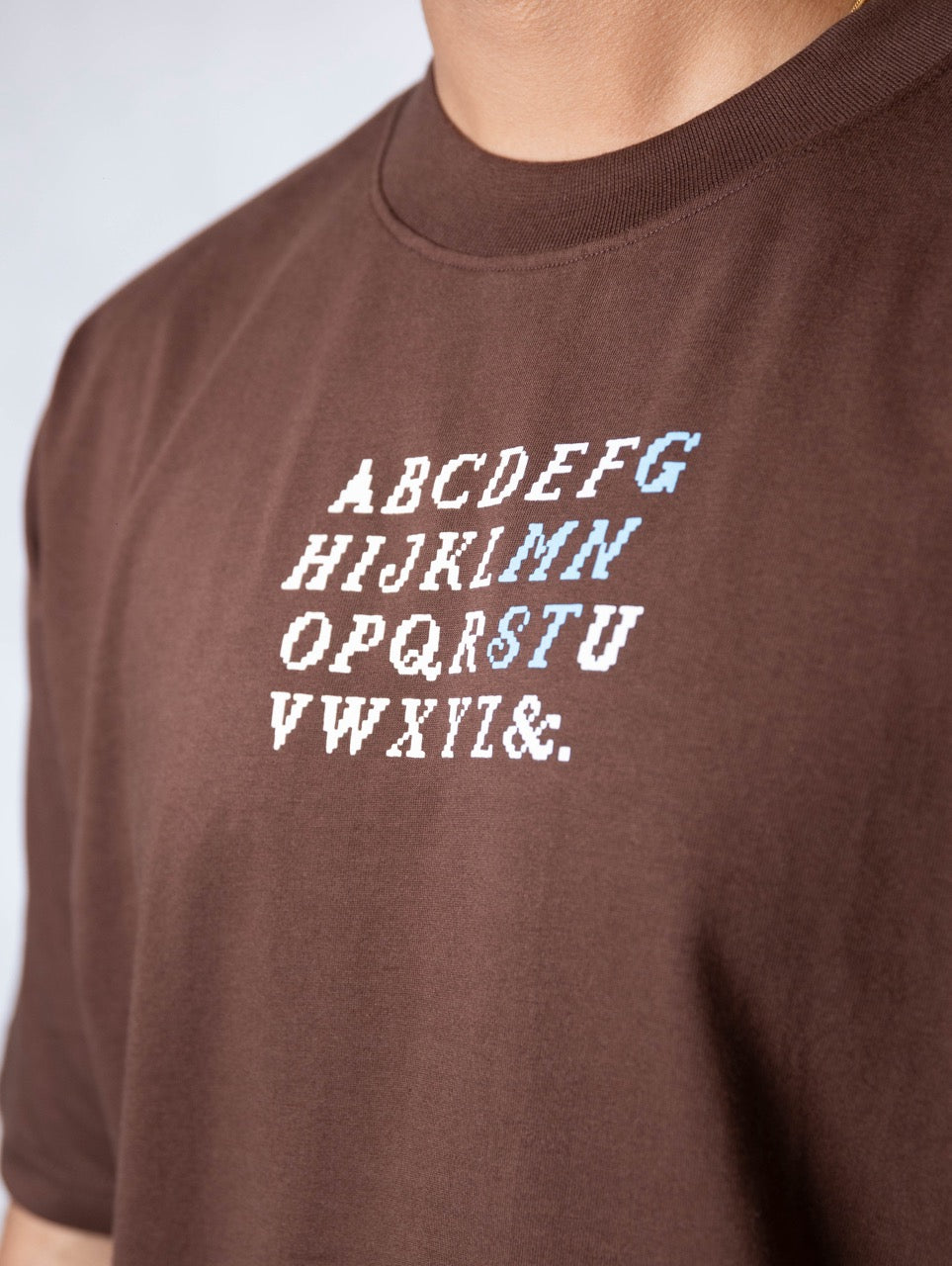 LETTERING IN BROWN