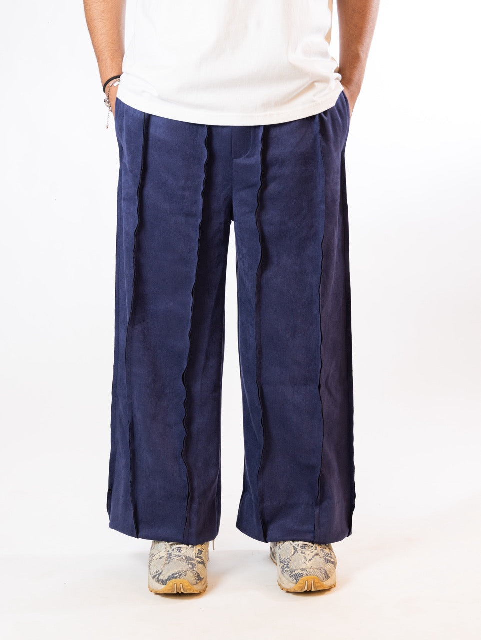 VELVET NAVY DREAM PANTS