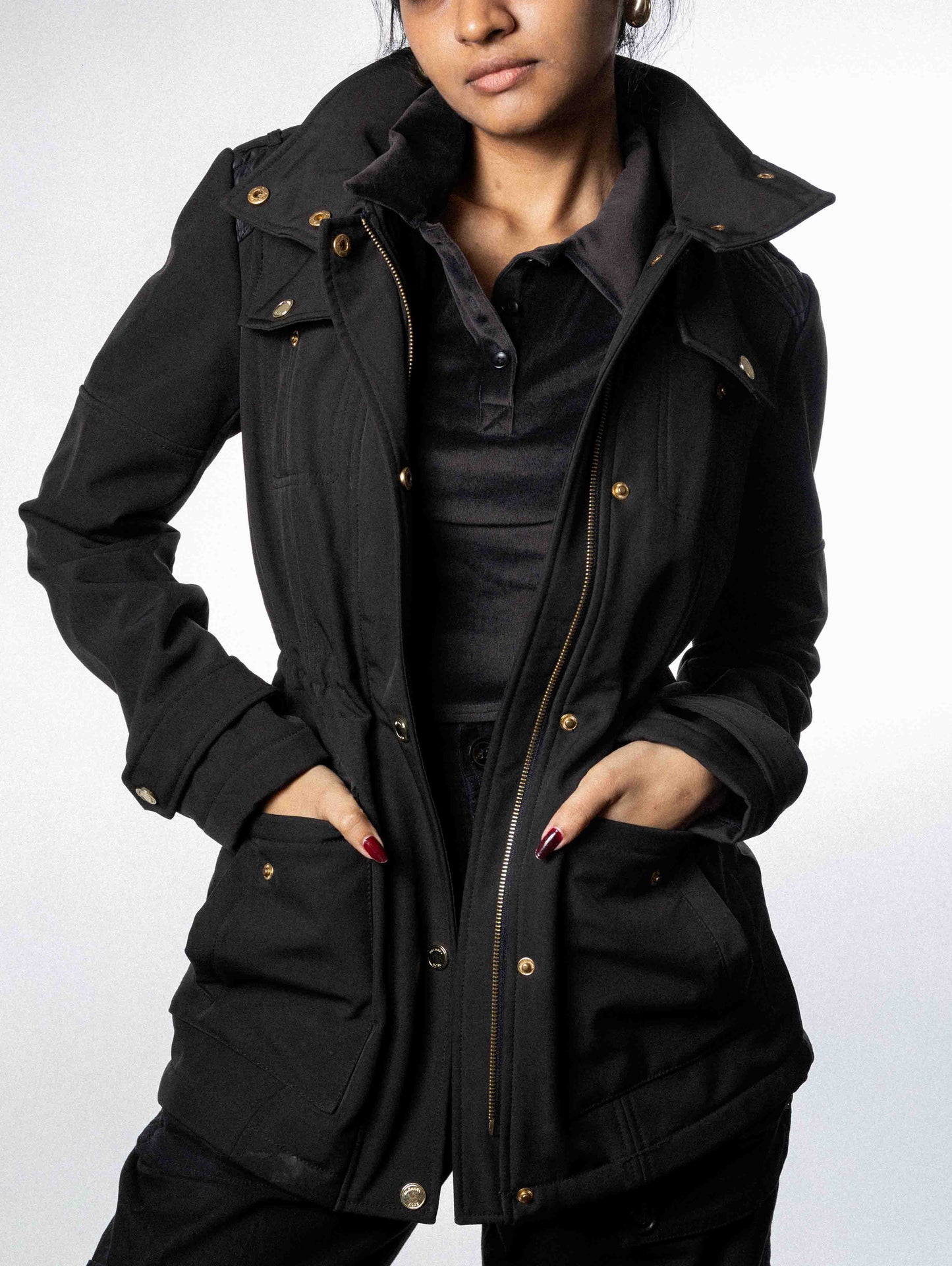 Michael Michael Kors twill military coat