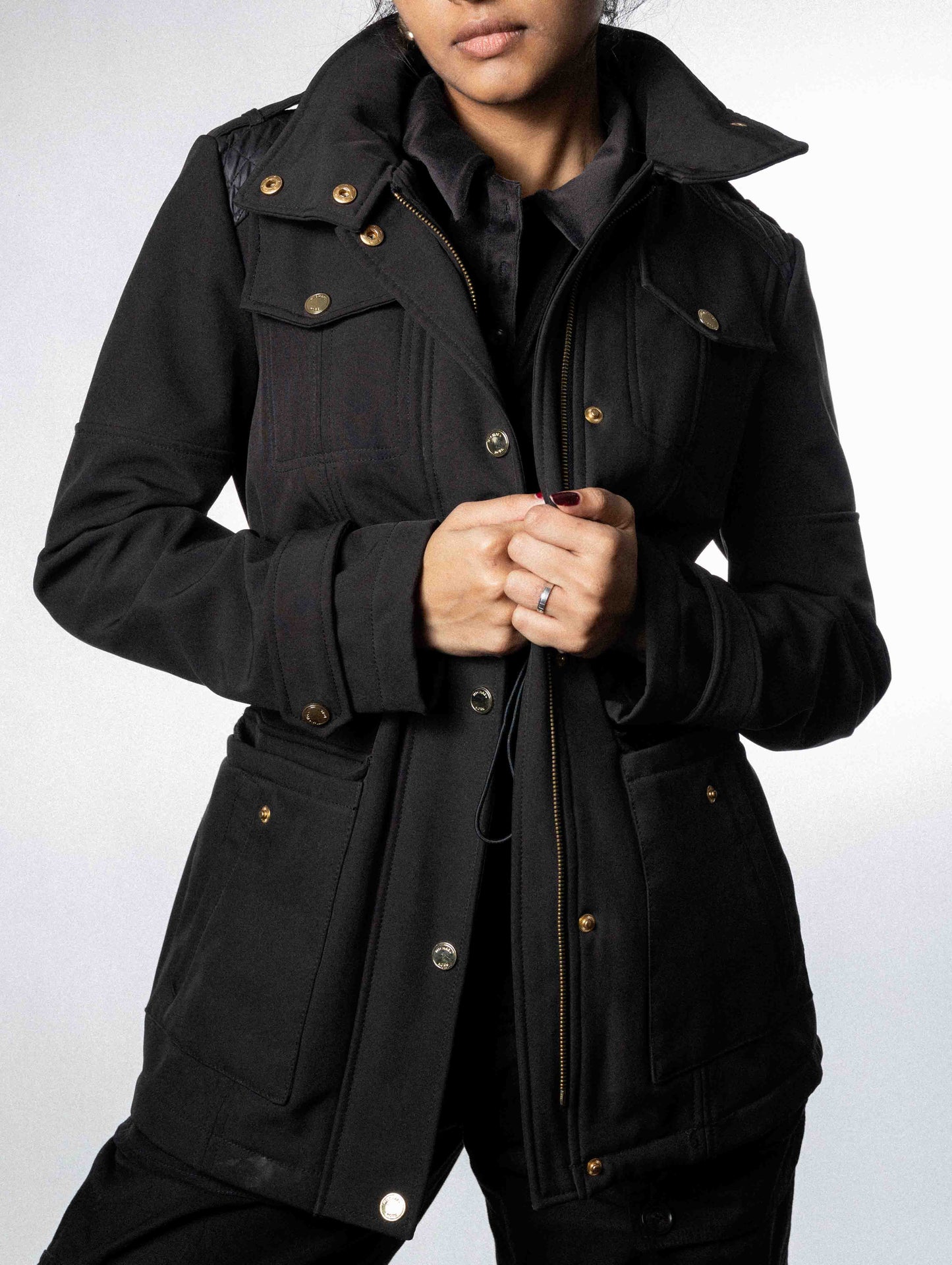 Michael Michael Kors twill military coat