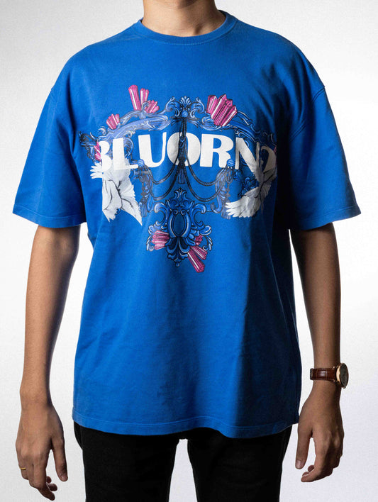 Bluorng CRYSTAL Blue T- SHIRT