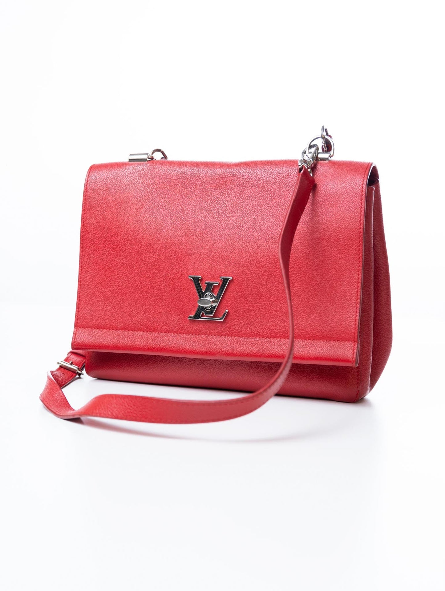 Louis Vuitton Red Leather Bag