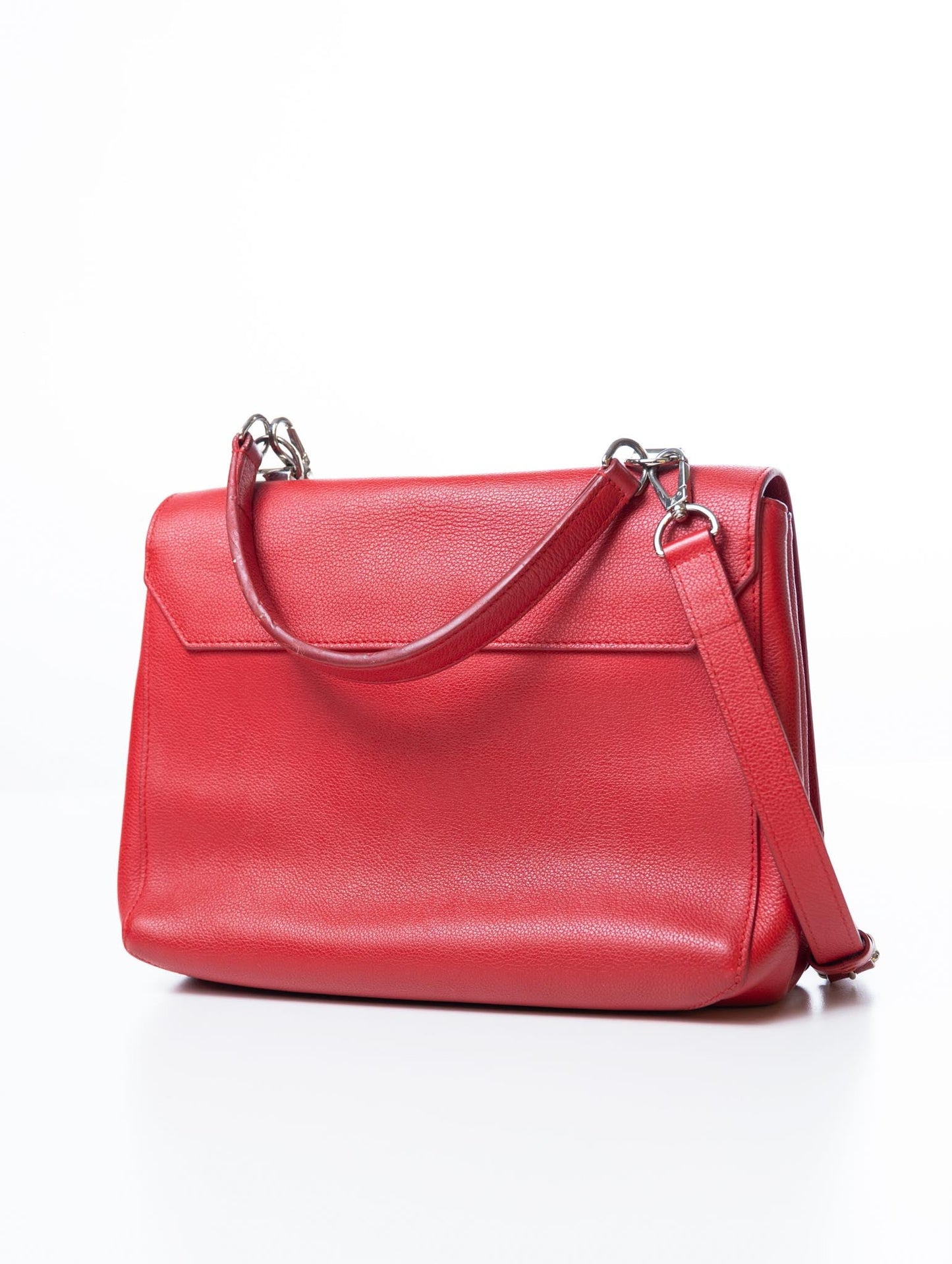 Louis Vuitton Red Leather Bag