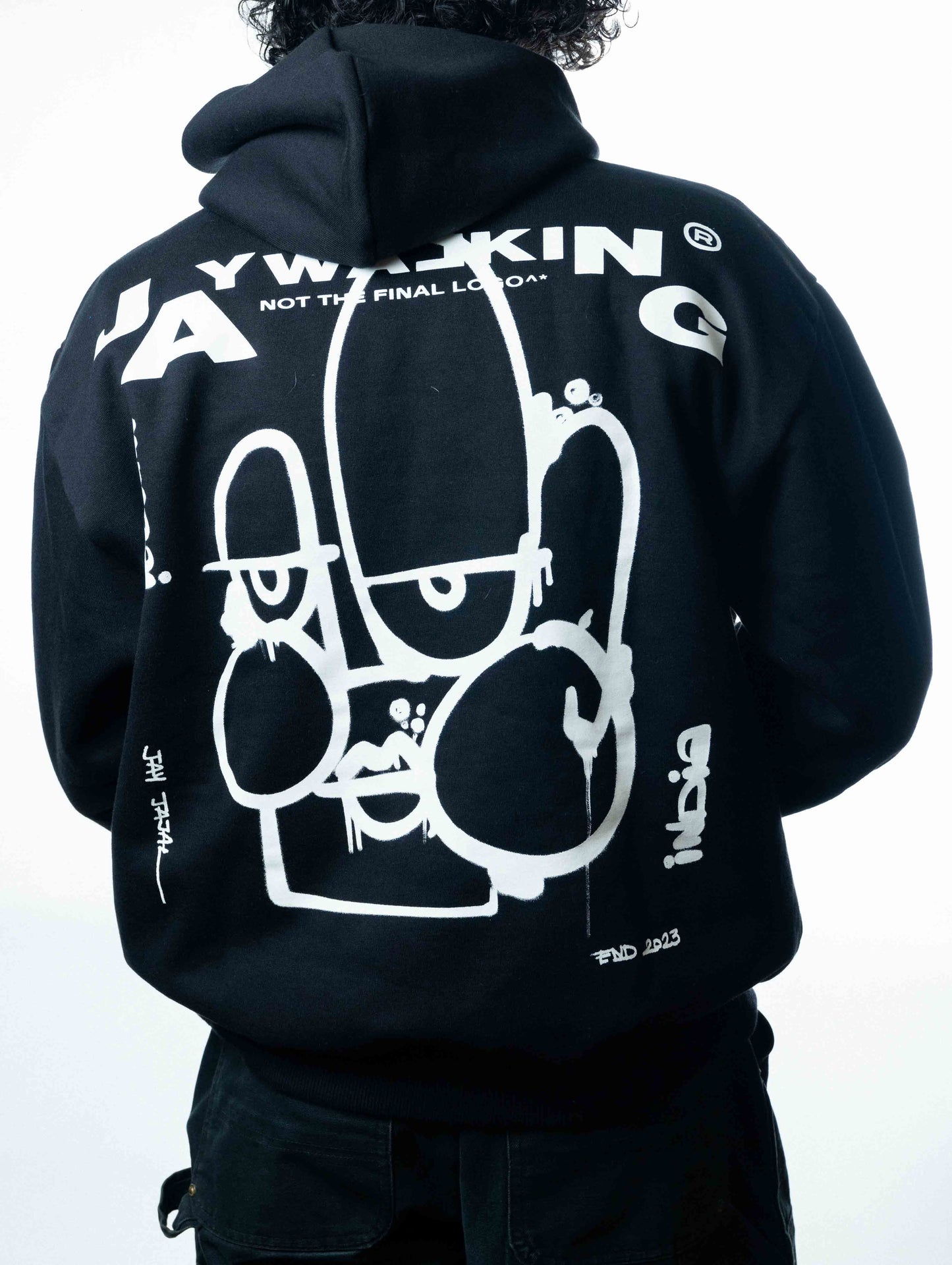 Jaywalking ARTFACE HOODIE (BLACK)