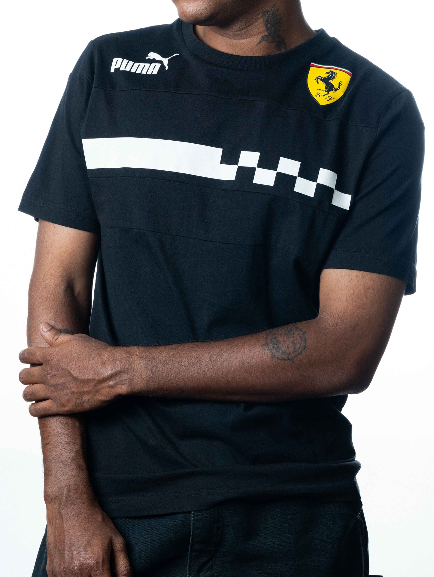 Puma Scuderia Ferrari Race SDS Men's Black Tee