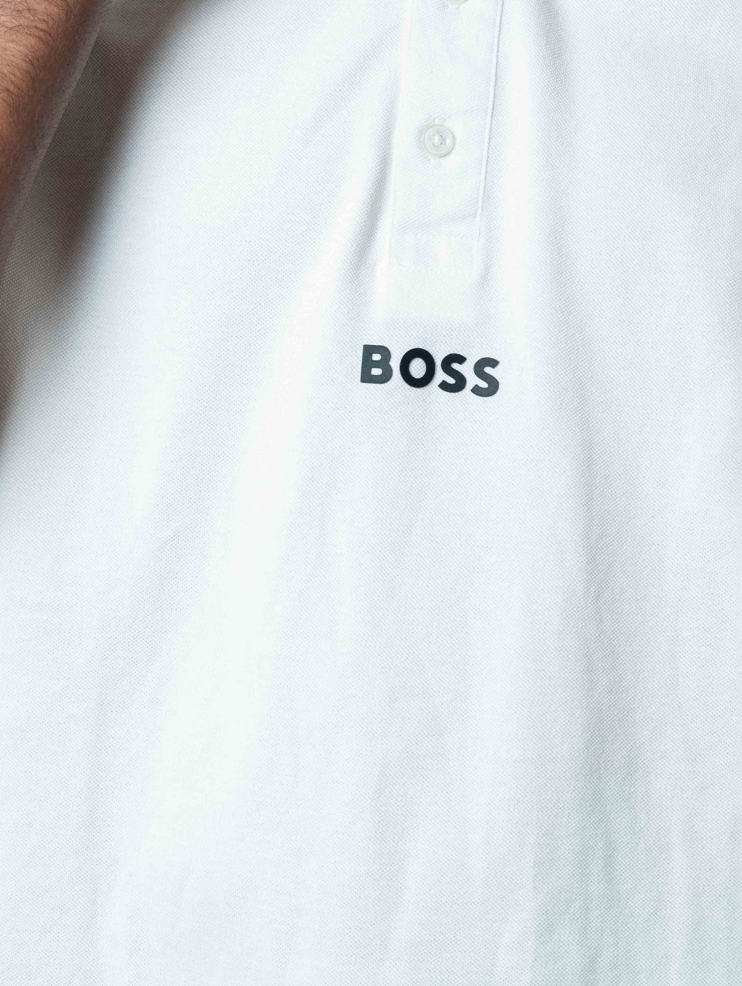 Hugo Boss White mens Tshirt