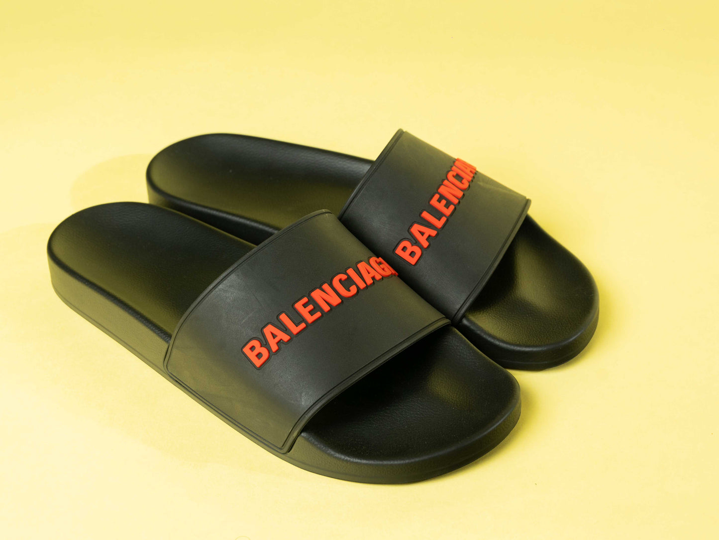 Balenciaga Pool Slides 'Black Red'