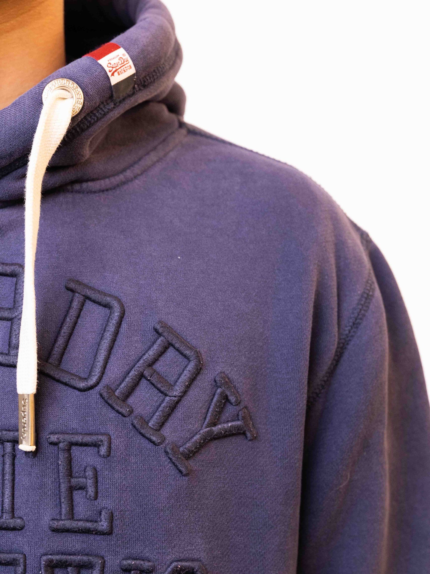 Superdry Front Logo Hoodie Navyblue