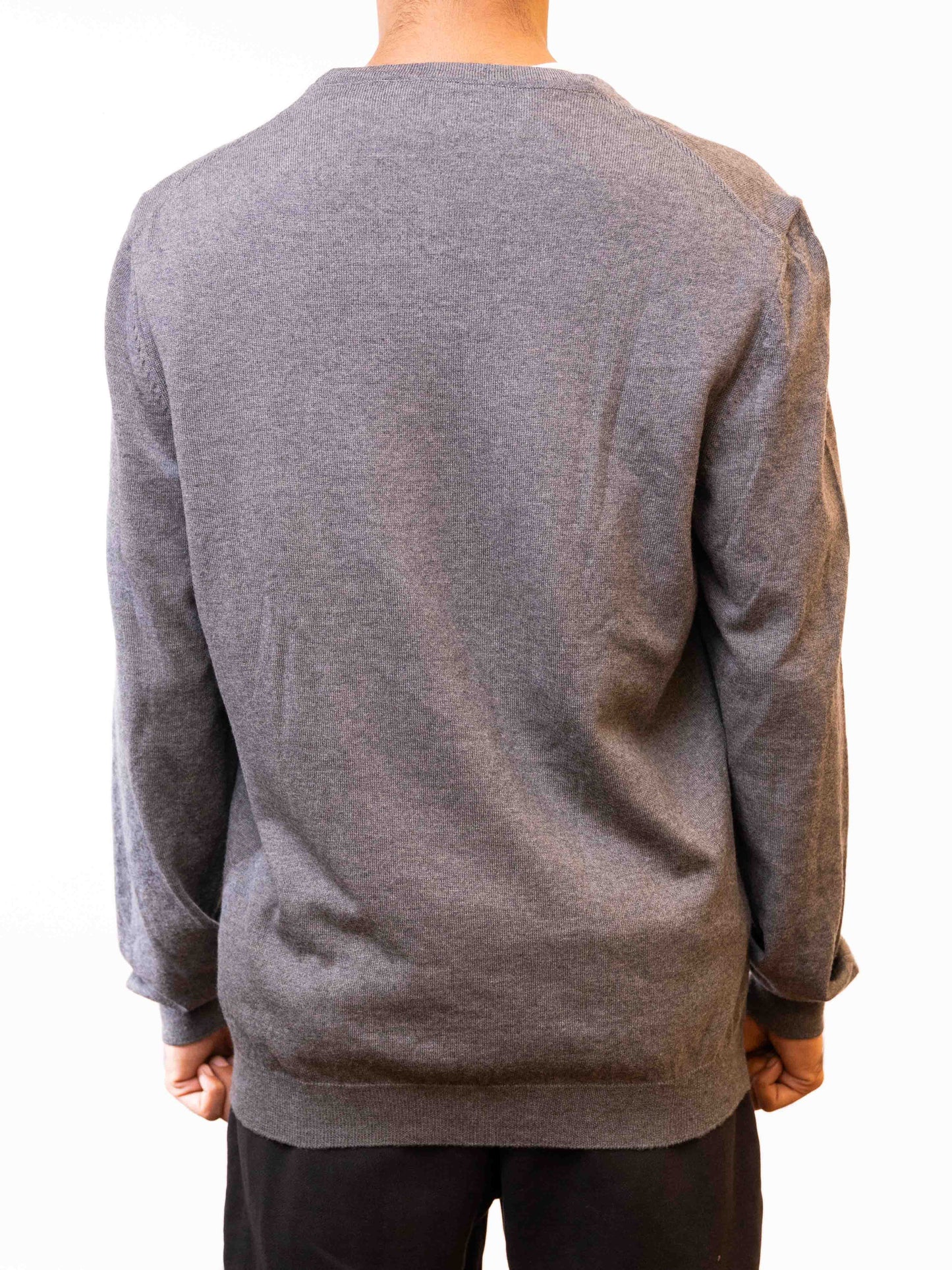 Boss V-Neck Sweater Grey