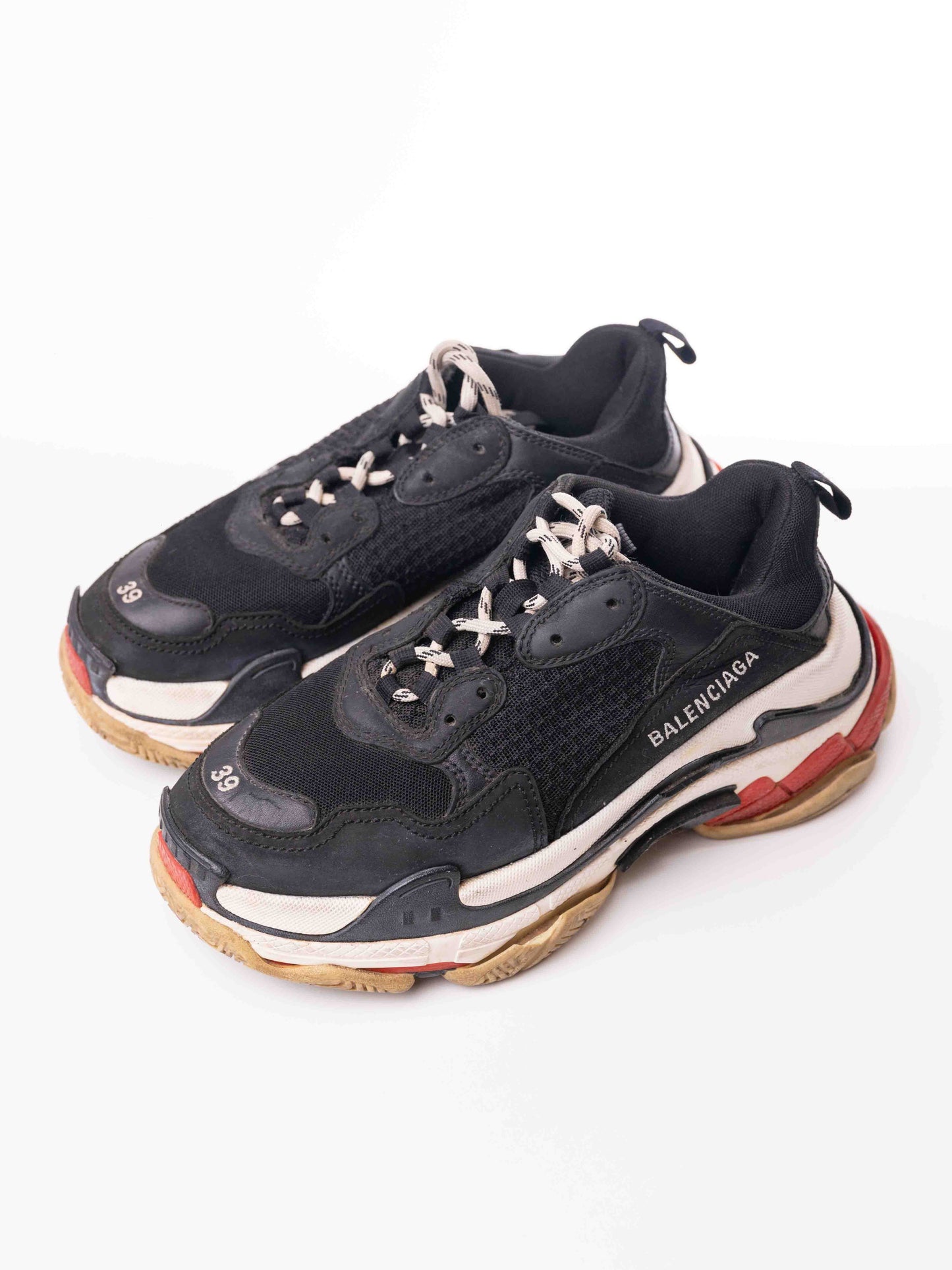 Balenciaga Triple S Sneaker Black Red White