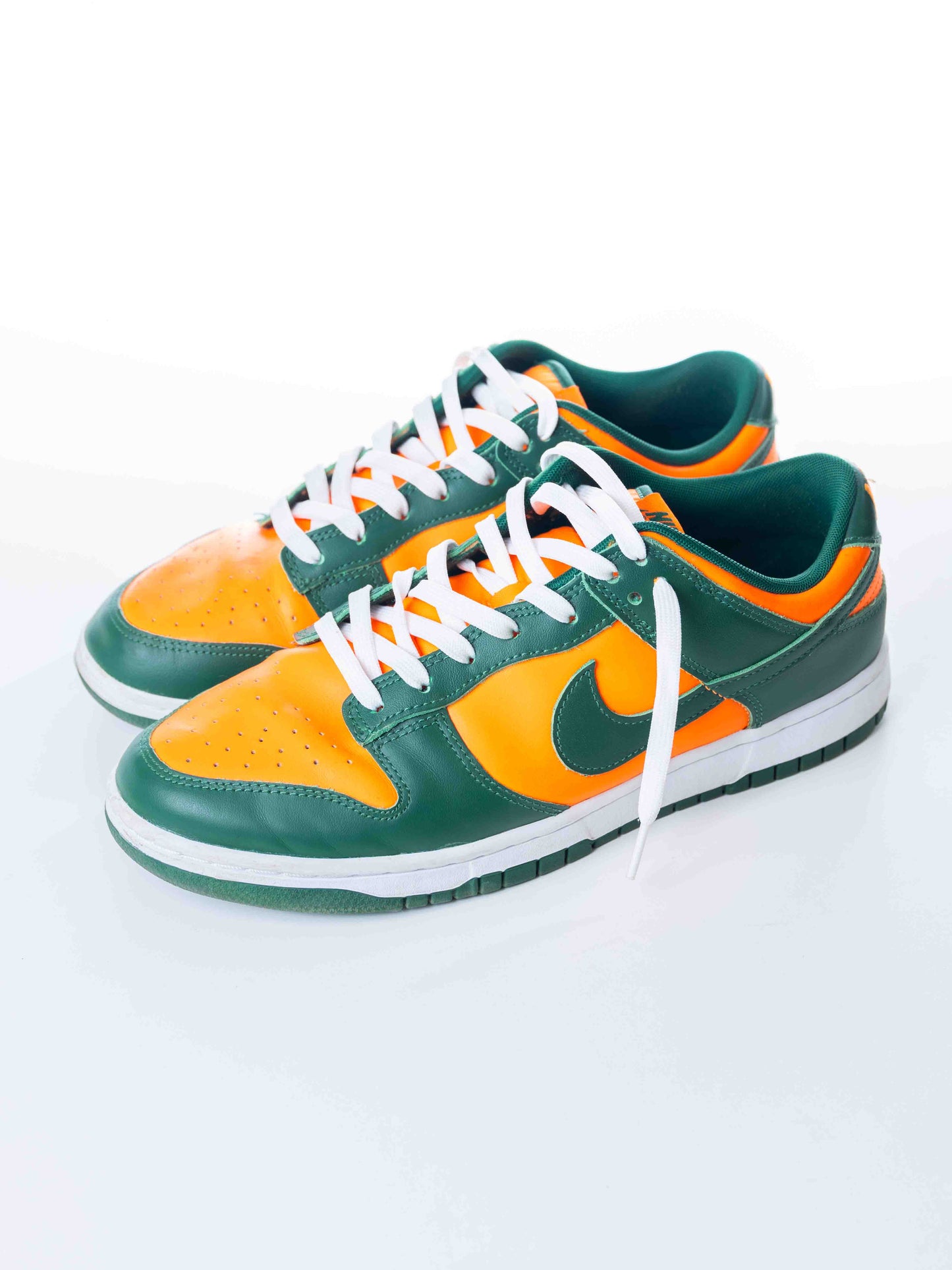 Nike Dunk Low 'Miami Hurricanes' - Orange & Green