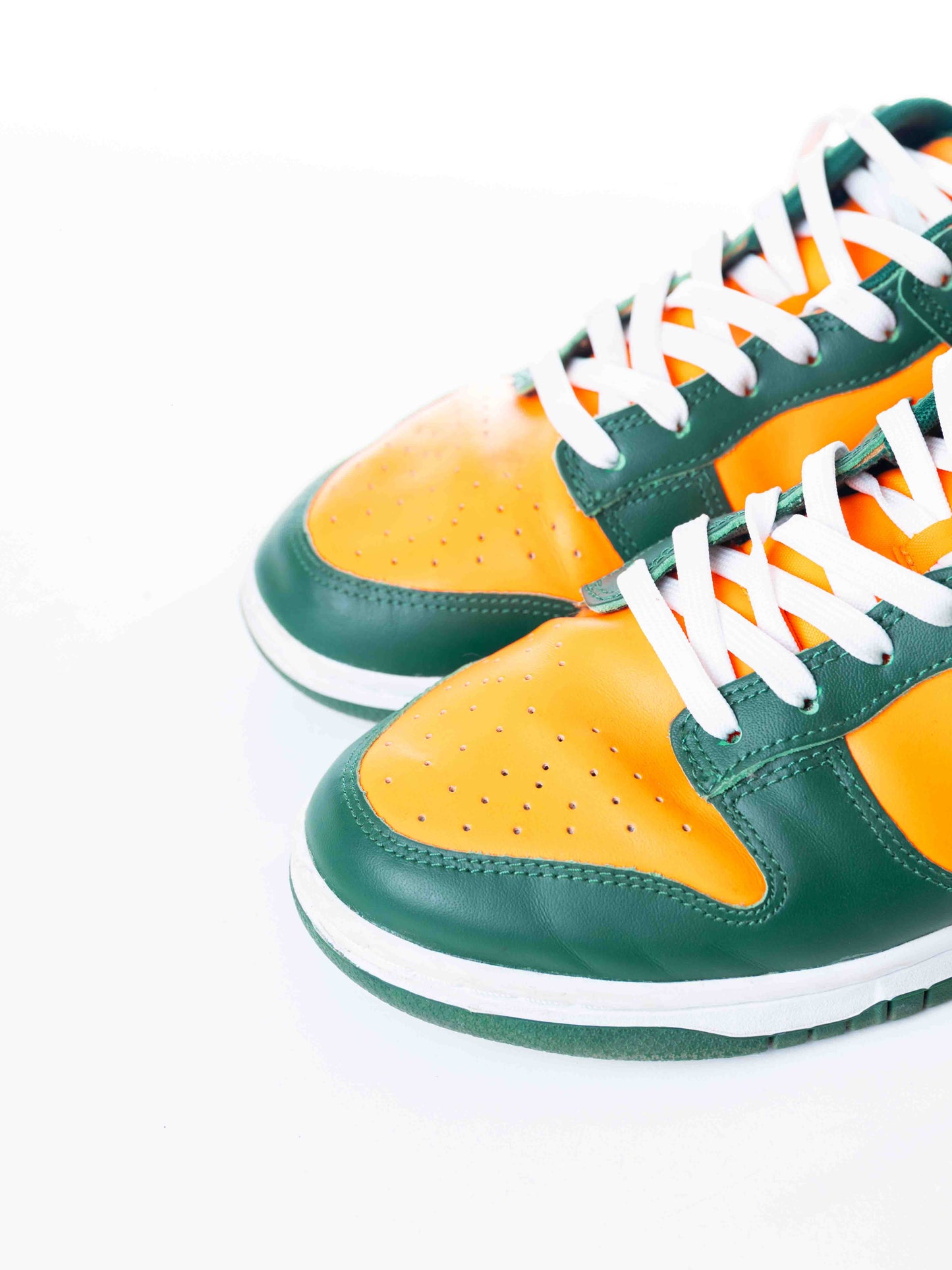 Nike Dunk Low 'Miami Hurricanes' - Orange & Green