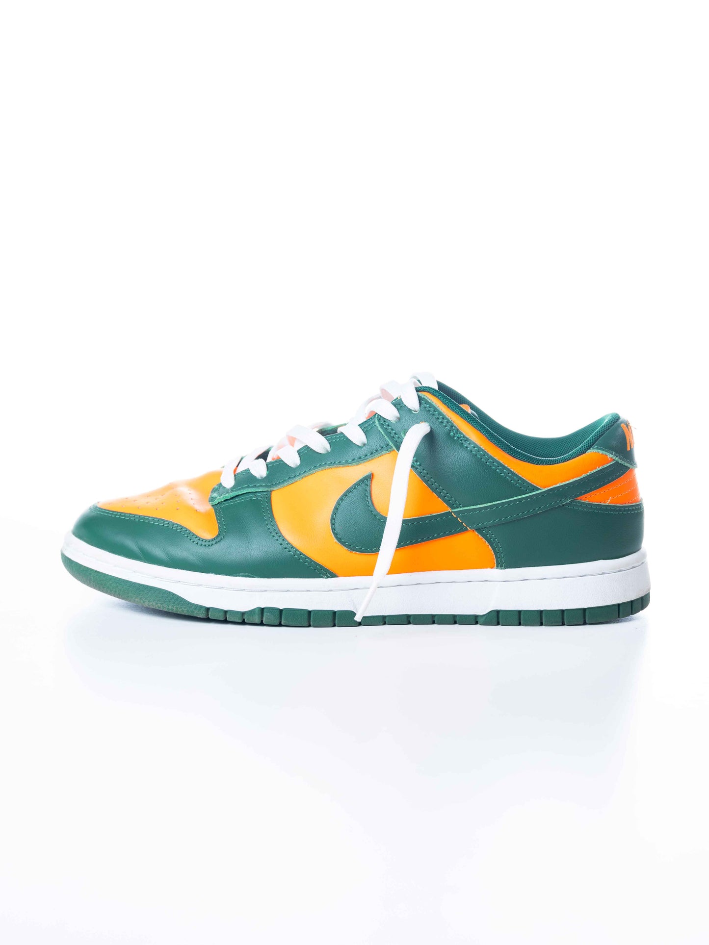 Nike Dunk Low 'Miami Hurricanes' - Orange & Green