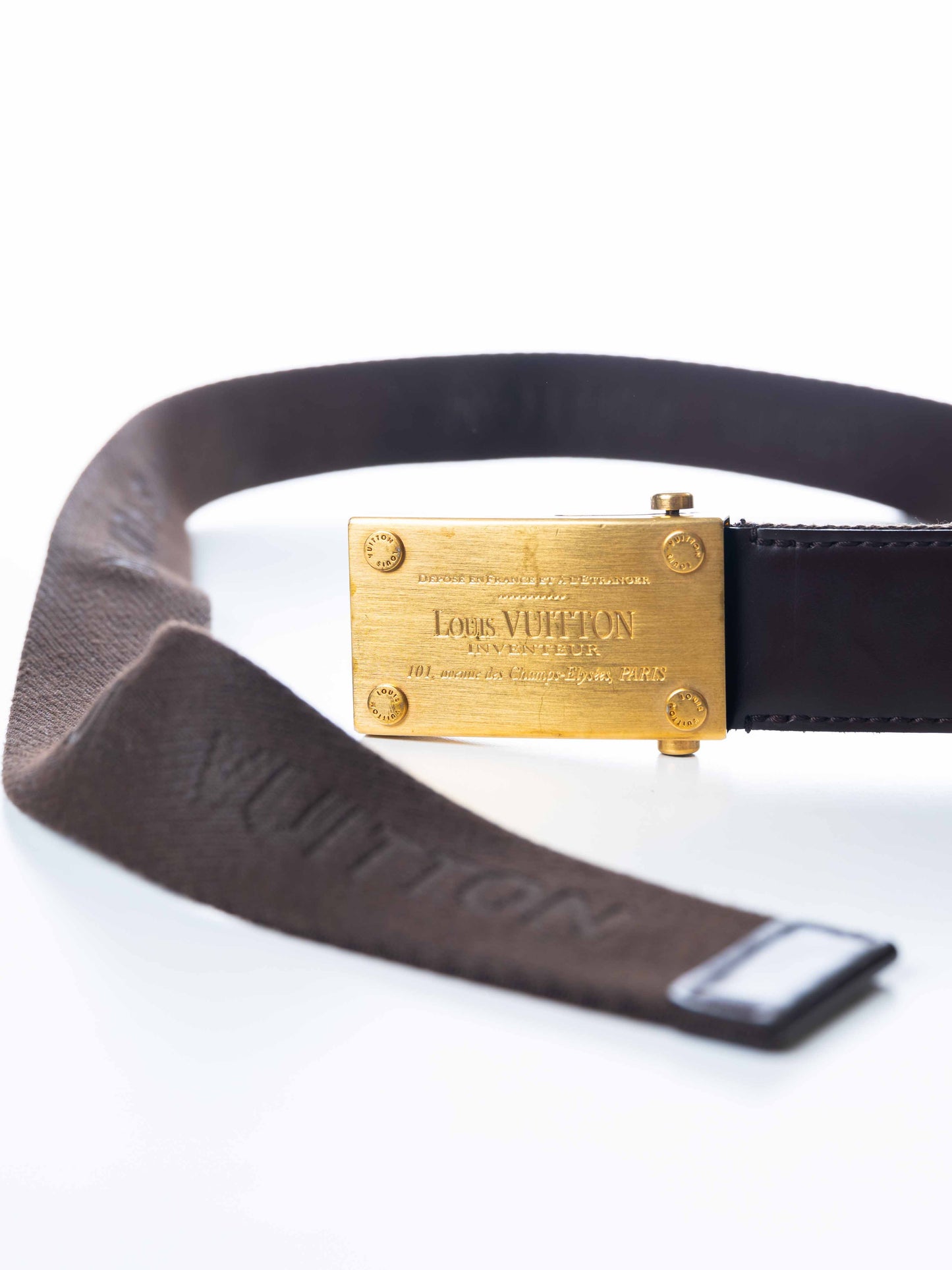 LOUIS VUITTON BENGALE SURPLUS BROWN BELT