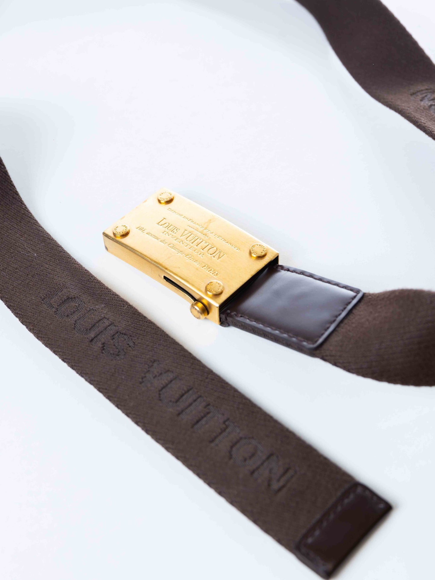 LOUIS VUITTON BENGALE SURPLUS BROWN BELT