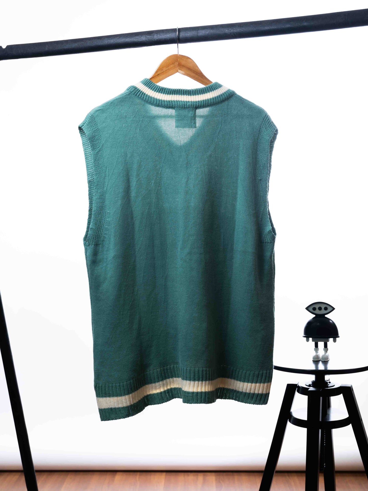 MEN'S MERCI GREEN KNIT VEST SWEARTSHIRT - GREEN