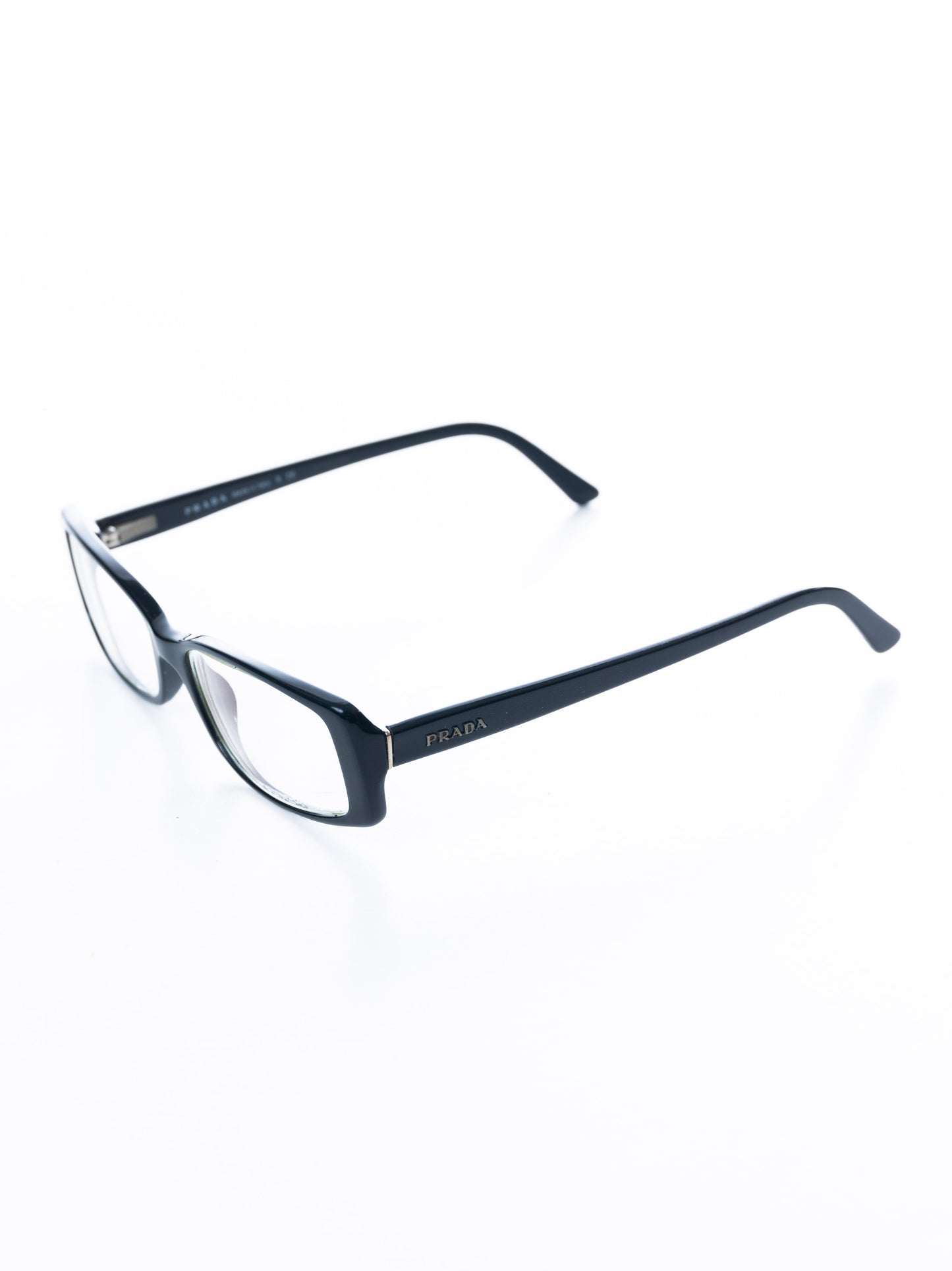 PRADA EYEGLASSES-VPR 16M 1AB-1O1 BLACK