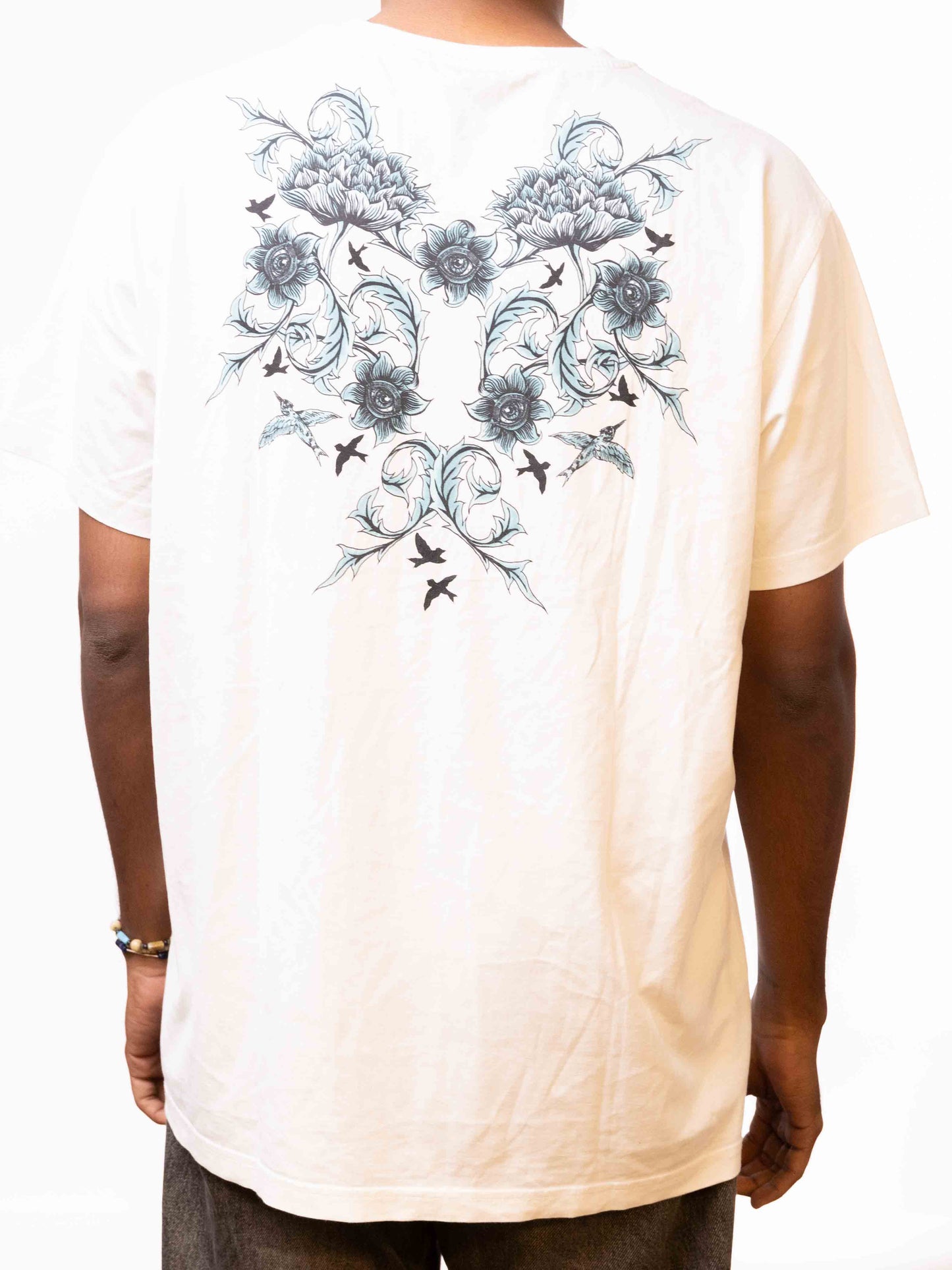 Givenchy White Floral 'Studio Homme' T-Shirt