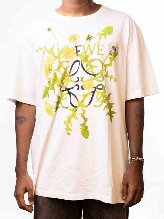 LOEWE ANAGRAM FLOWERS TEE