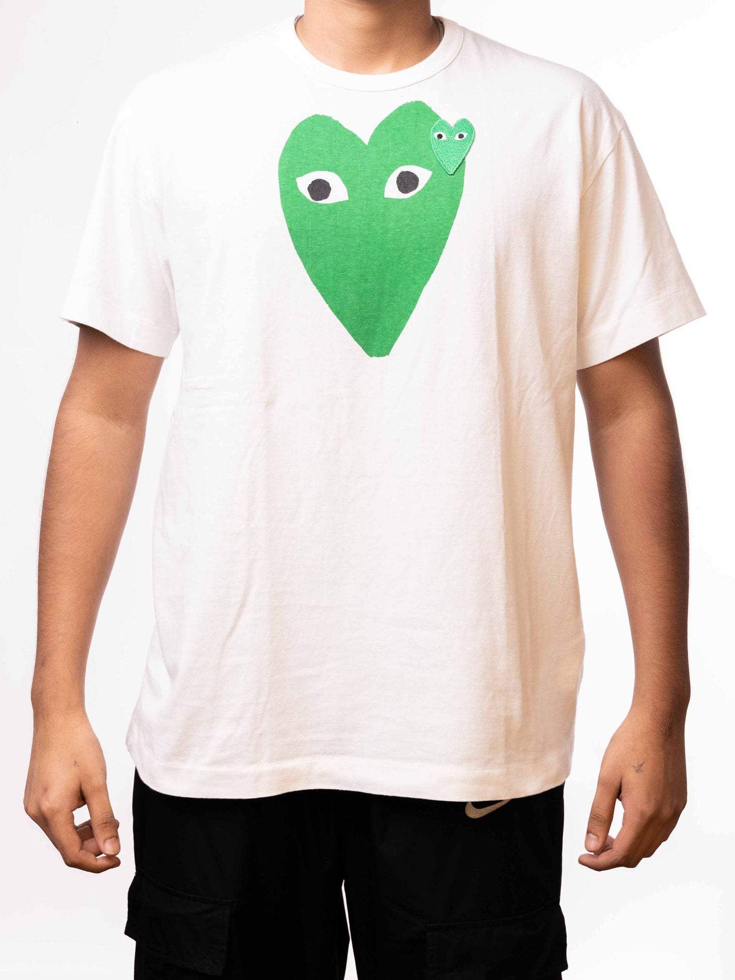 COMME DES GAR√áONS PLAY HEART LOGO T-SHIRT