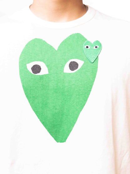 COMME DES GAR√áONS PLAY HEART LOGO T-SHIRT