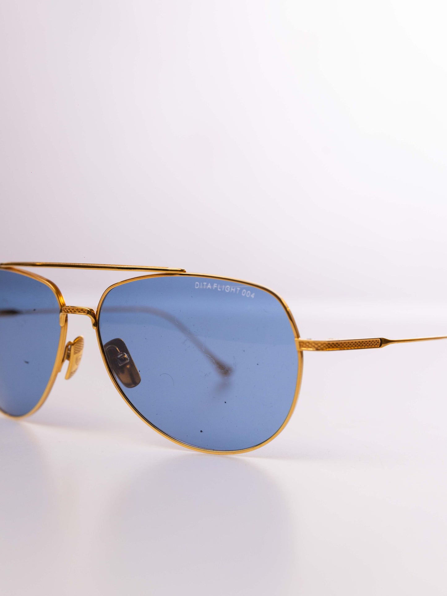 DITA FLIGHT 004 - SUNGLASSES BLUE AND GOLDEN