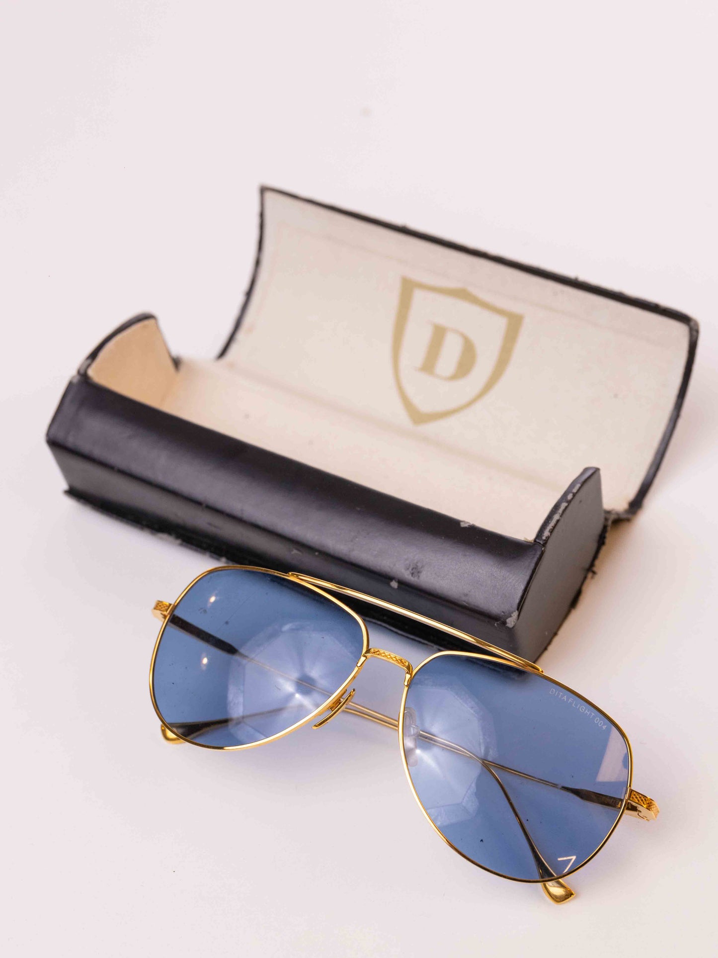 DITA FLIGHT 004 - SUNGLASSES BLUE AND GOLDEN