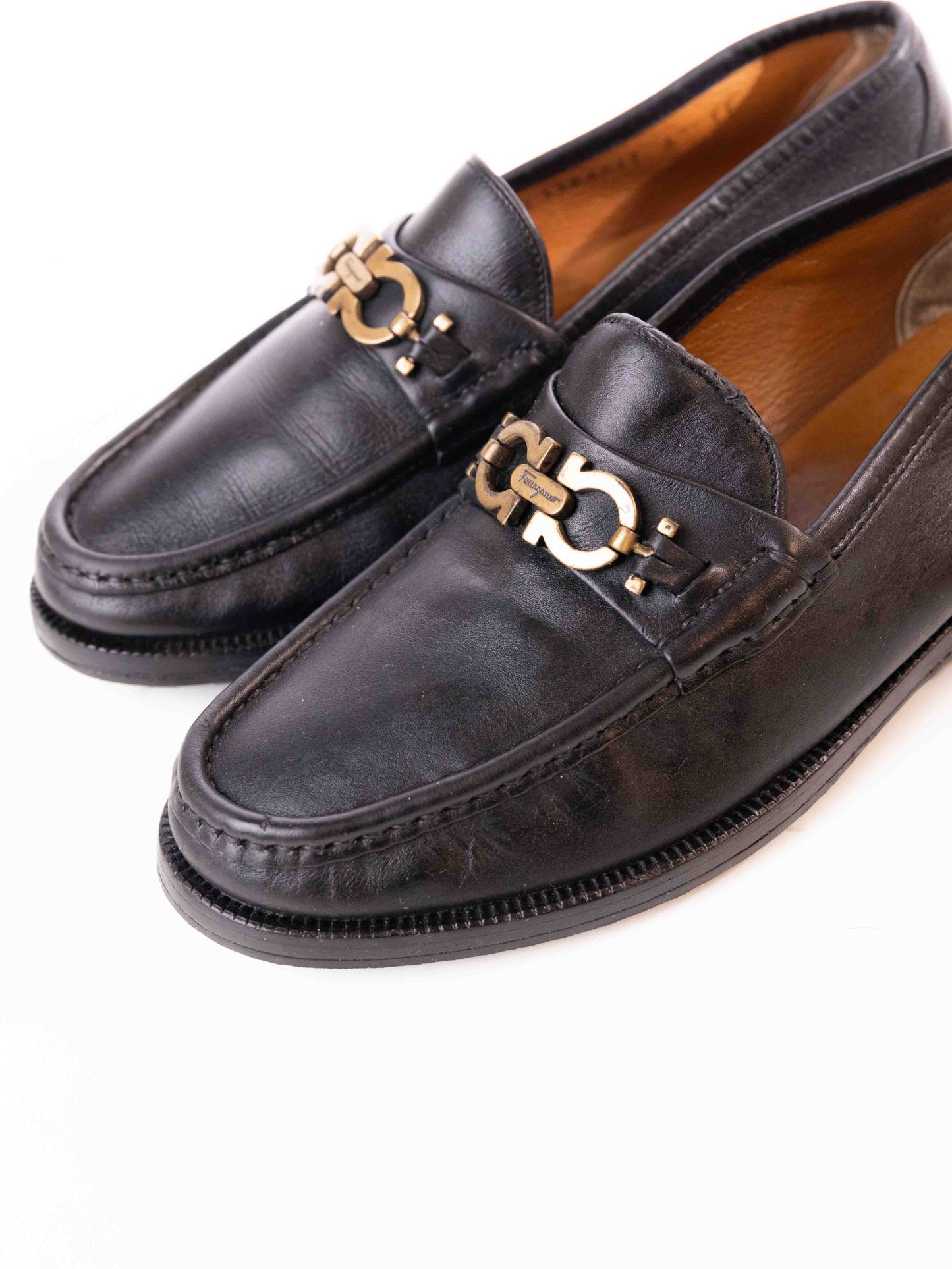 SALVATORE FERRAGAMO BLACK LOAFER