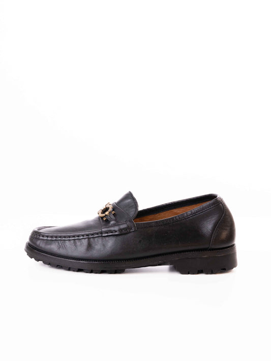 SALVATORE FERRAGAMO BLACK LOAFER