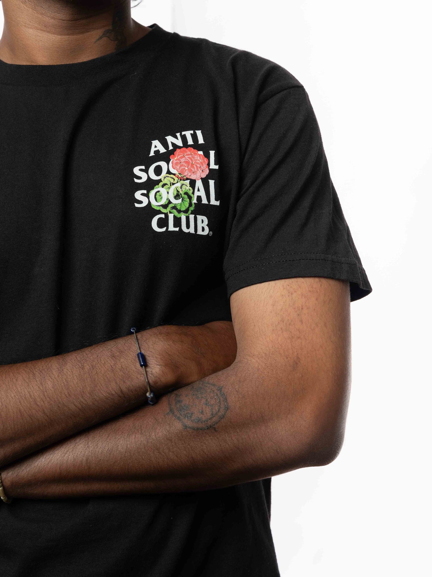 Anti Social Social Club produce T shirt- Black