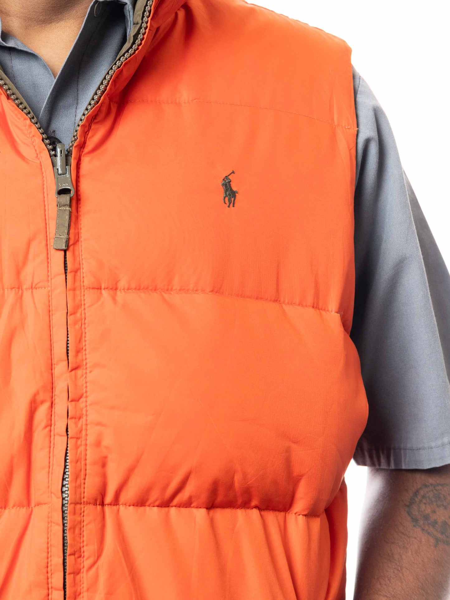 Polo by Ralph Lauren sleeveless jacket- Orange