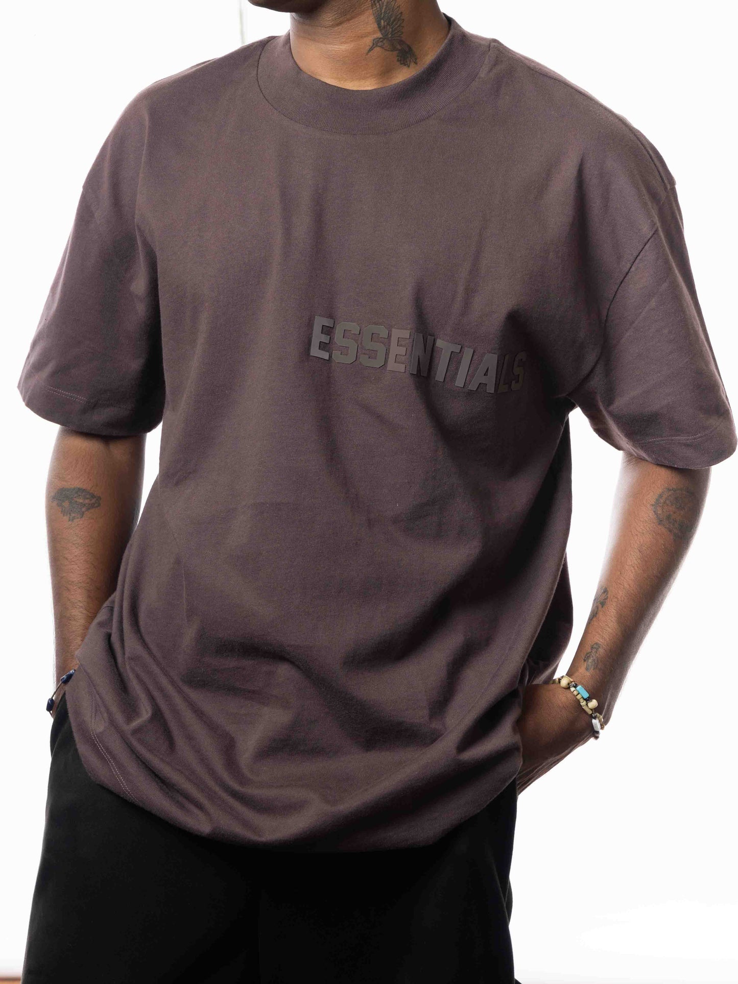 Fear of God Essentials SS Tee Plum