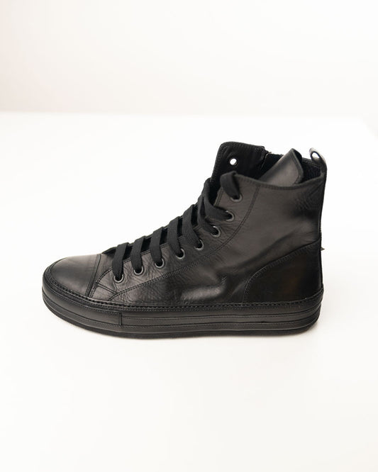 ANN DEMEULEMEESTER MEN'S RAVEN SNEAKERS- BLACK