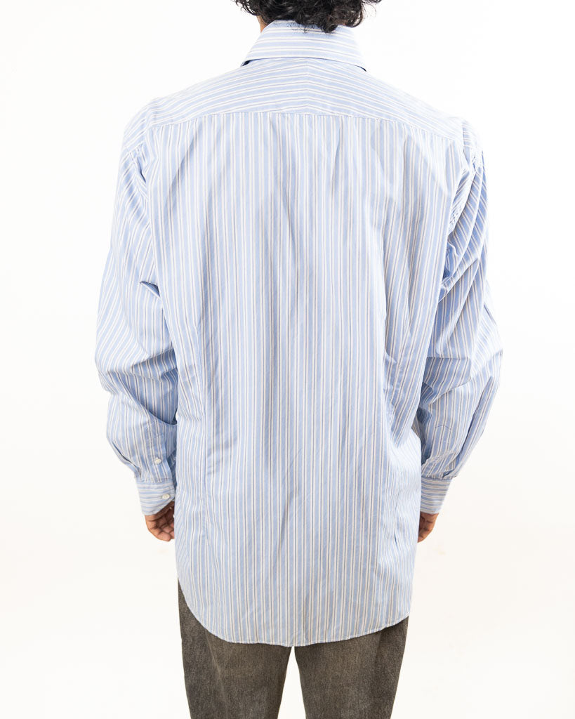 DUNHILL COTTON STRIPE FORMAL SHIRT