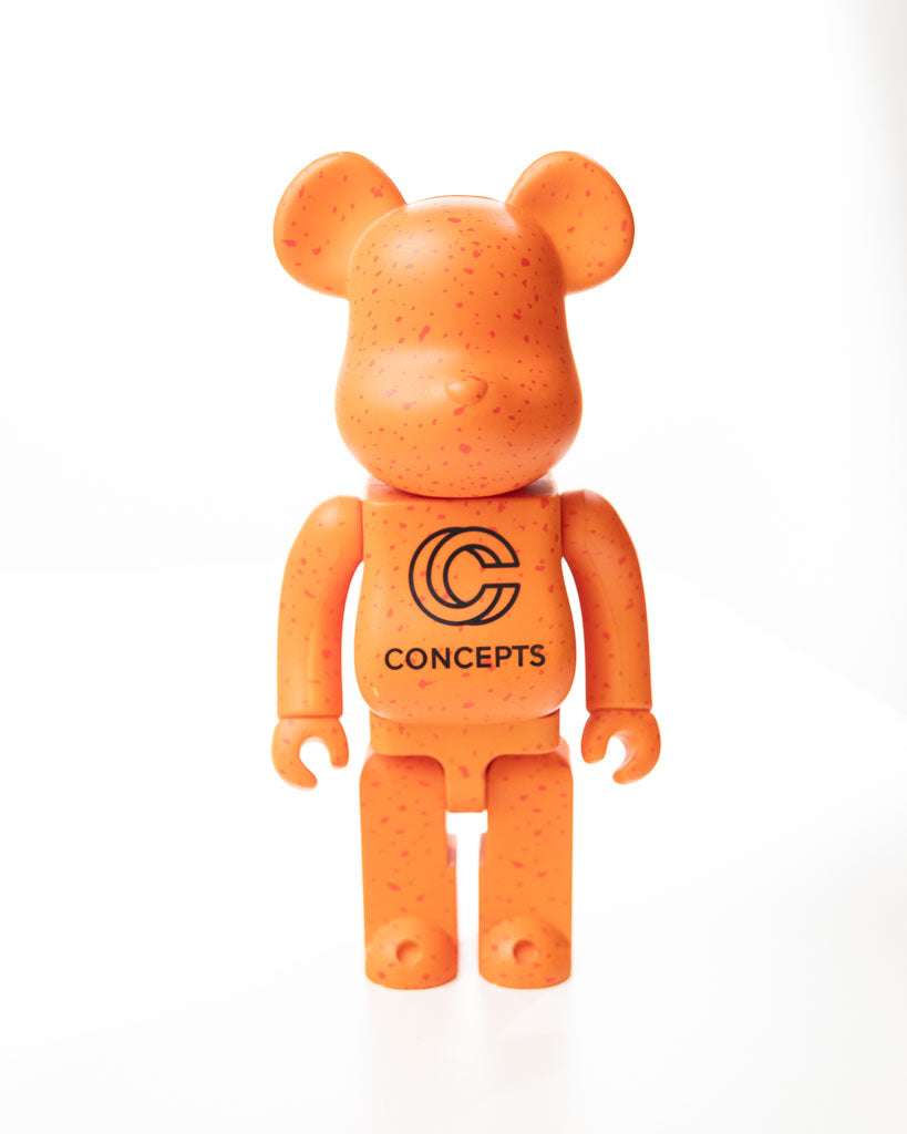 BEARBRICK X CONCEPTS ORANGE LOBSTER 100%