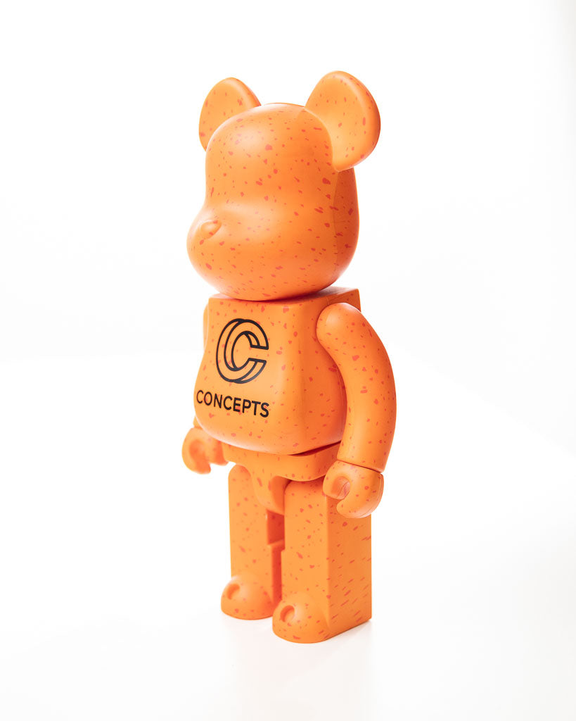 BEARBRICK X CONCEPTS ORANGE LOBSTER 100%