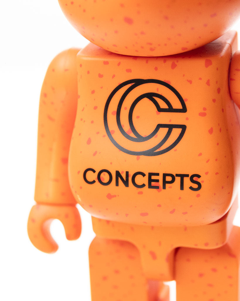 BEARBRICK X CONCEPTS ORANGE LOBSTER 100%