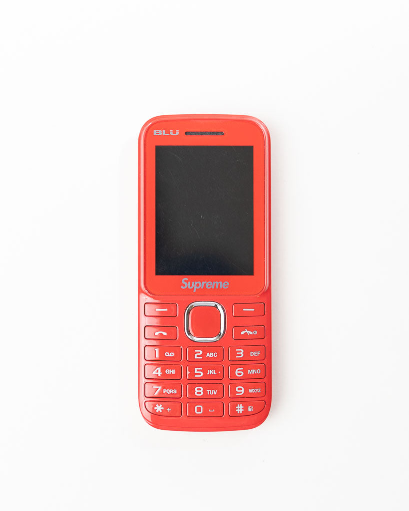 SUPREME BLU BURNER PHONE - RED