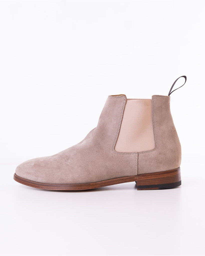 PS PAUL SMITH MEN'S GERALD SUEDE CHELSEA BOOTS - BEIGE