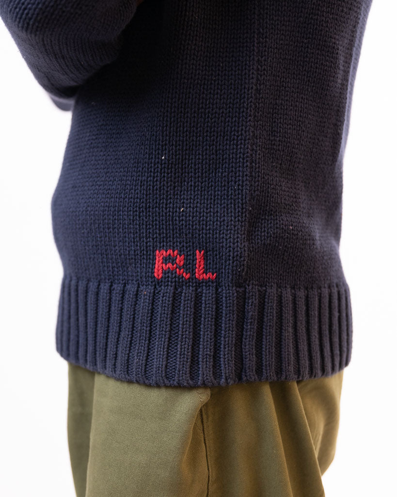 POLO RALPH LAUREN THE ICONIC FLAG JUMPER