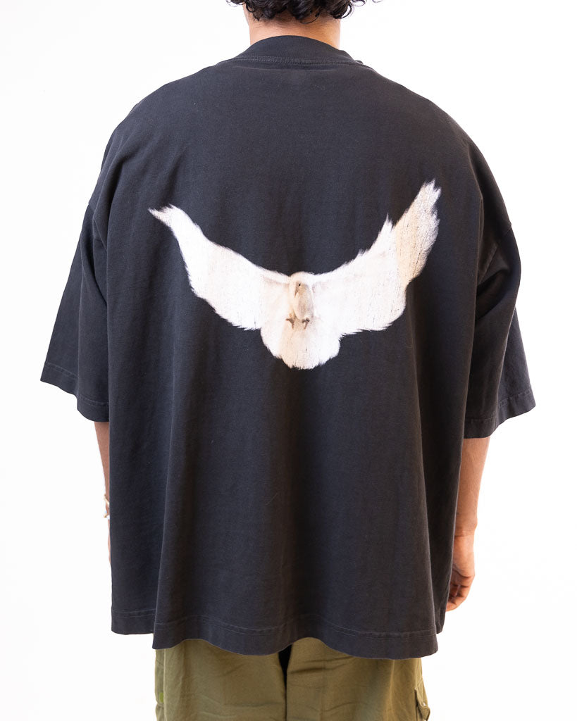 YEEZY GAP DOVE 3/4 SLEEVE T-SHIRT (BLACK)