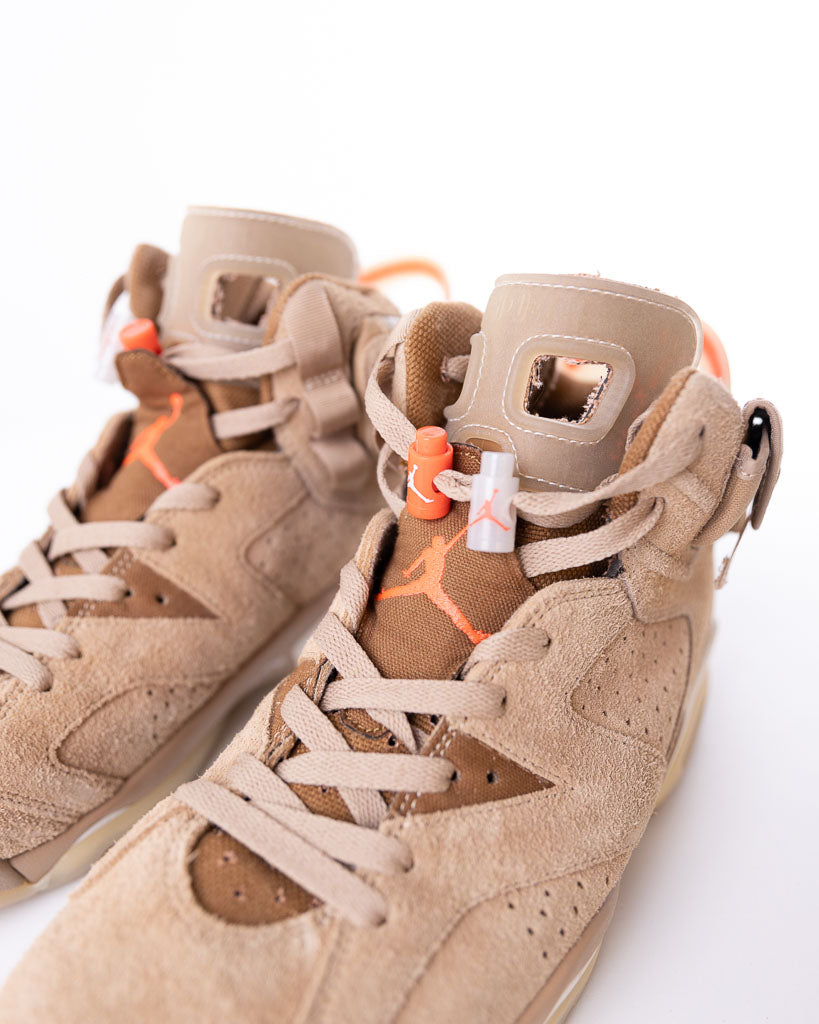 JORDAN 6 RETROTRAVIS SCOTT BRITISH KHAKI