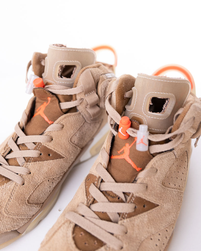 JORDAN 6 RETROTRAVIS SCOTT BRITISH KHAKI