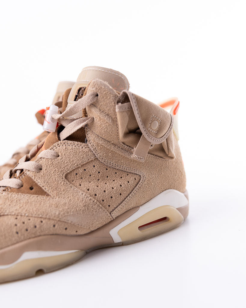 JORDAN 6 RETROTRAVIS SCOTT BRITISH KHAKI