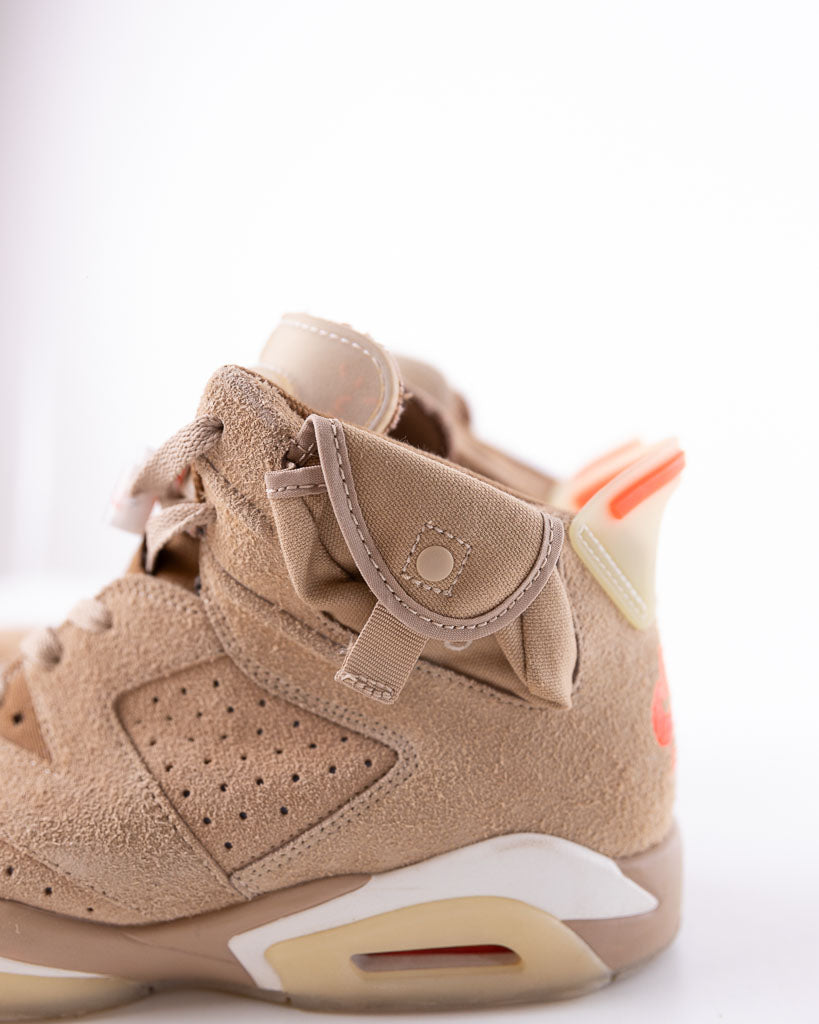 JORDAN 6 RETROTRAVIS SCOTT BRITISH KHAKI