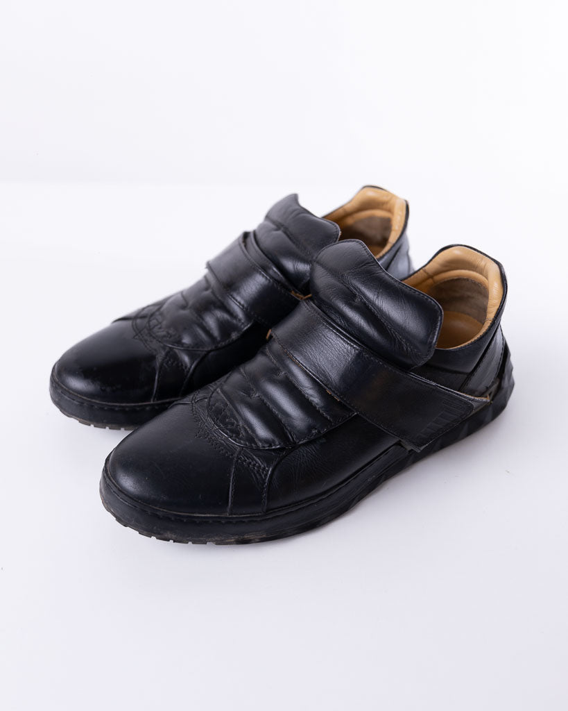 DIESEL MENS SOLID LEATHER REGULAR SNEAKERS