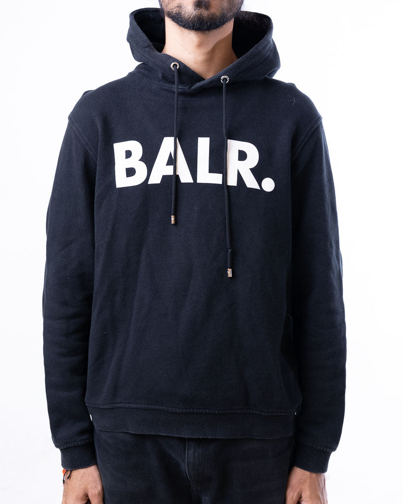 BALR HOODED SWEATSHIRTS - BLACK