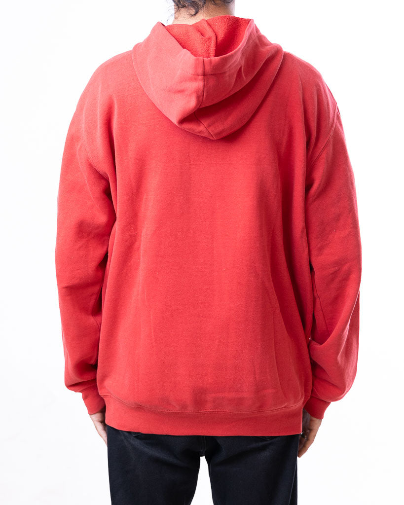 VINTAGE 90'S CARHARTT BLANK HOODIE WITH THE PATCH ON POCKET RED